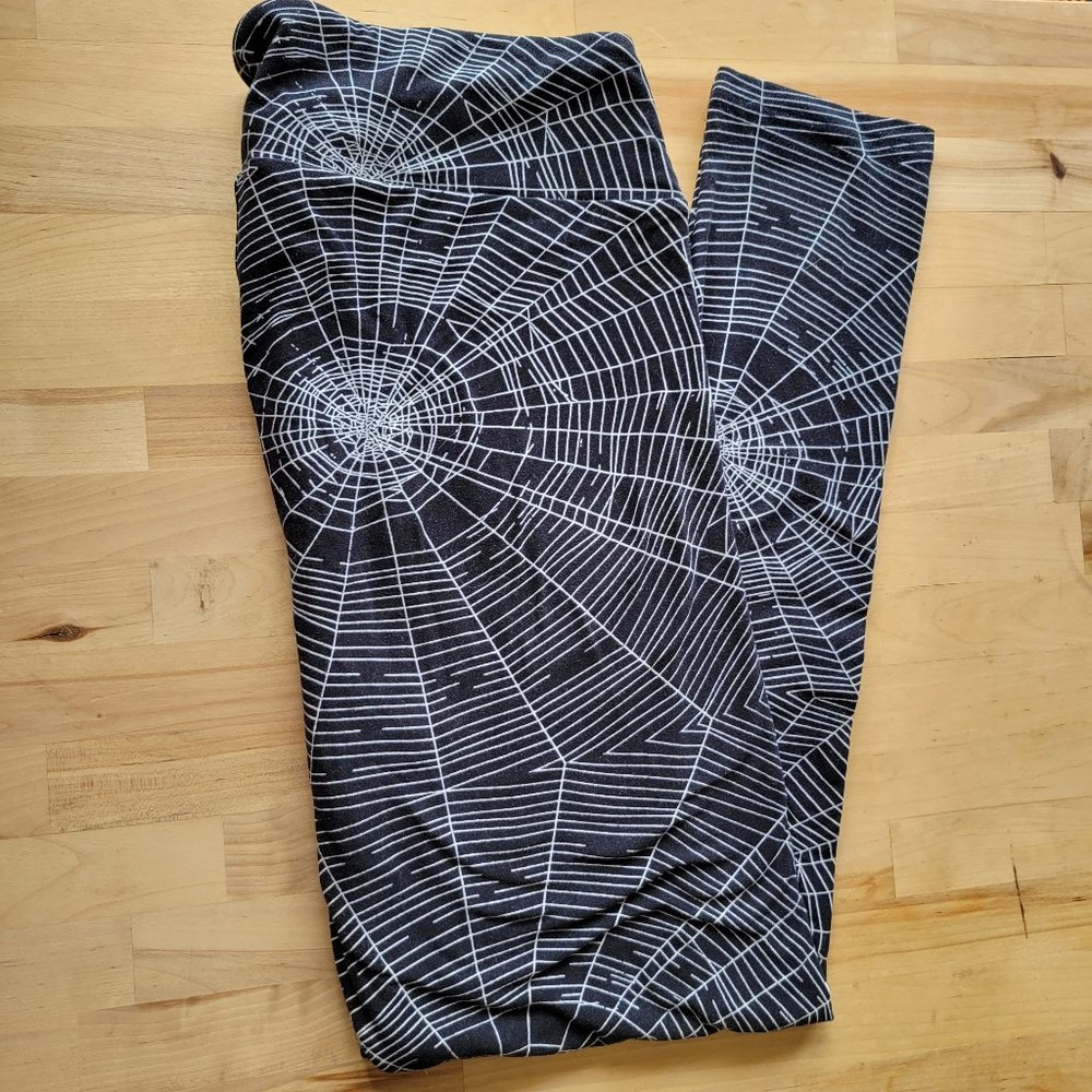 NWOT - Vintage LLR HTF TC Spiderweb Leggings
